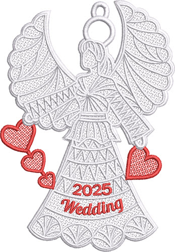 FSL (Free Standing Lace) 2025 Wedding Angel 1 Size 5x7